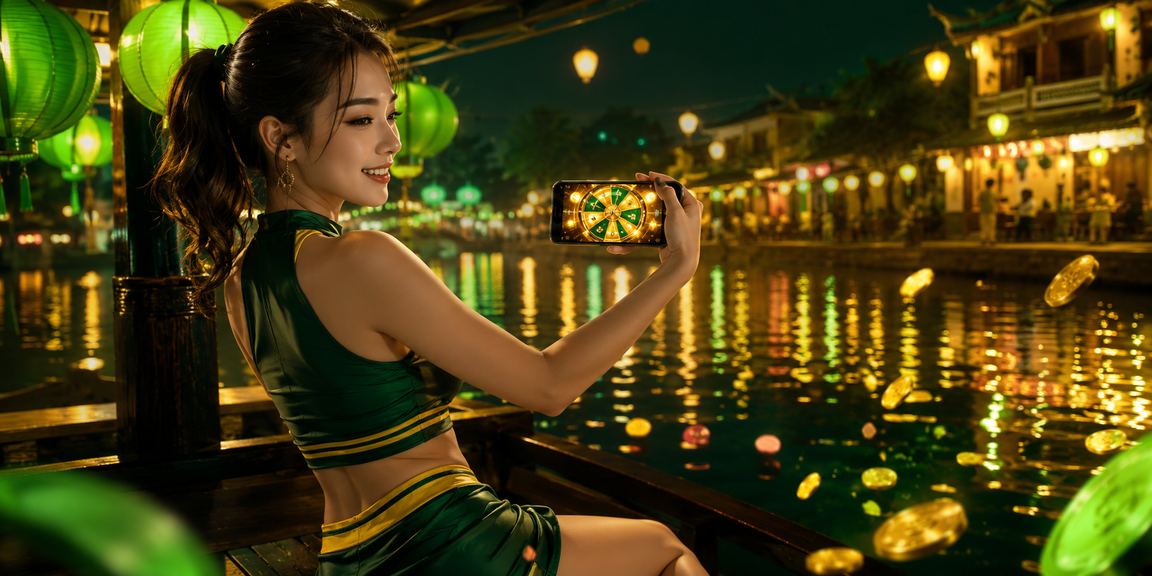 Khung cảnh sòng bạc tại Hà Nội với đèn lồng đỏ truyền thống