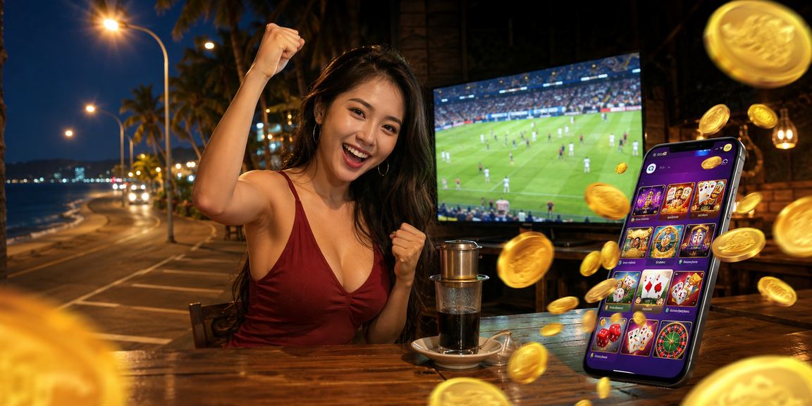 Giao diện nền tảng vsip2 trên điện thoại di động tại Mũi Né